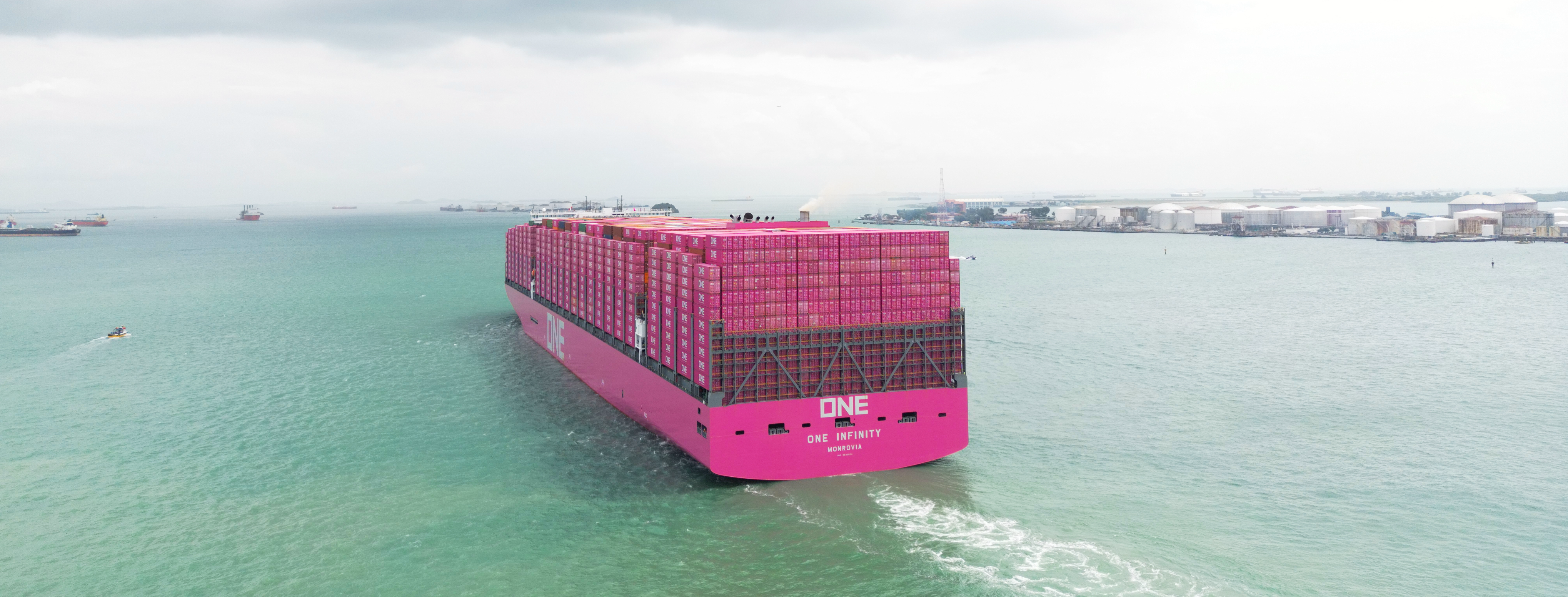 ONE vessel carrying goods  